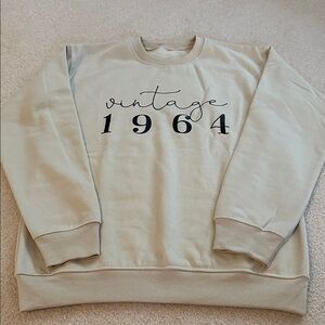 Vintage 1964 Beige Sweatshirt